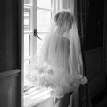 QUEENS GOWN Custom Bridal Veil Simple Elegant  Flower Veil Tulle 3dl Flower Bridal Veil Wedding Dress Access