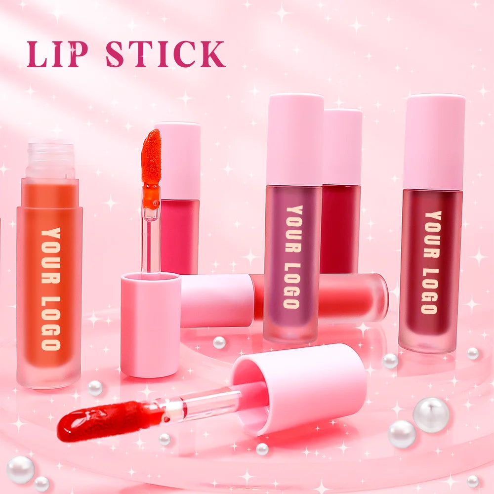 Choose From 38 Shades Custom Logo Lipgloss Wholesale Waterproof Lip Stick Private Label Matte Lip Gloss Liquid Lipstick