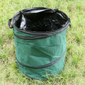 Garden Trash Can Folding Trash Can Garden Storage Fallen Leaves Storage Outdoor Trash Can Oxford Cloth Large Capacity Weed Bags