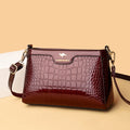 Fashion Crocodile Pattern Luxury Women's Bag Crossbody PU Leather Top Handle Handbags Shoulder Bag Women Messenger Bags