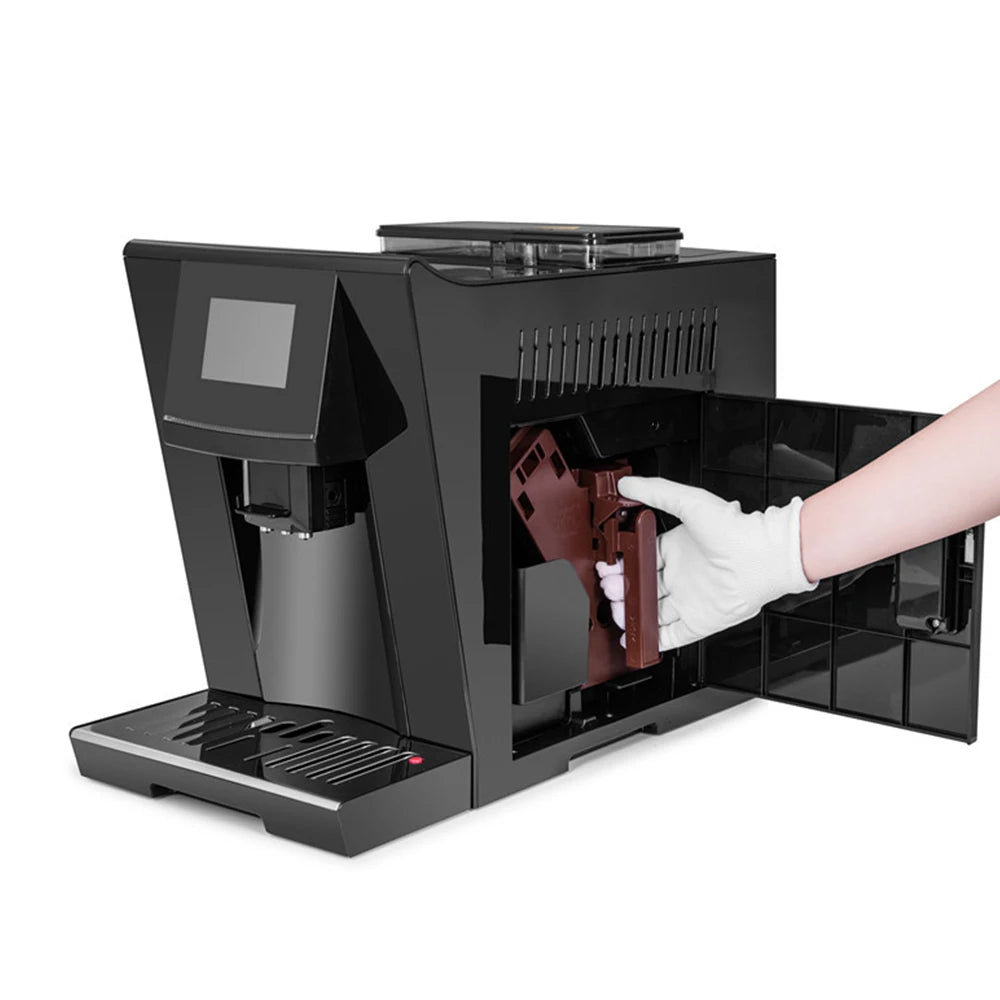 3.5'' Touch Screen Bean to Cup Cappuccino Latte Electric Fully Automatic Espresso Coffee Maker Machine