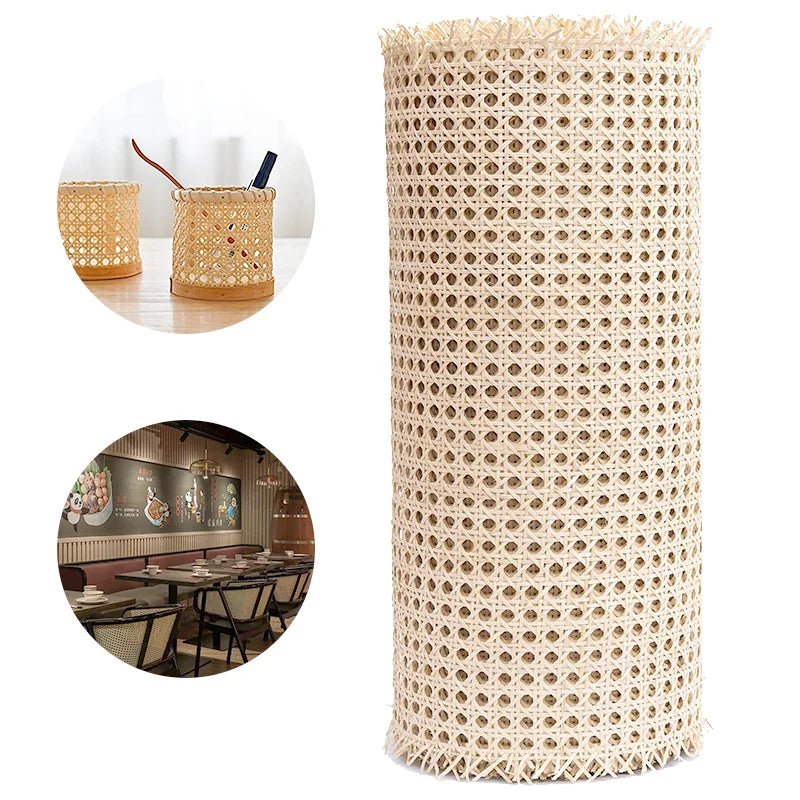 Free Sample Woven Rattan Weaving Cane Roll Synthetic Plastic Rattan Sheet for Furniture Decor