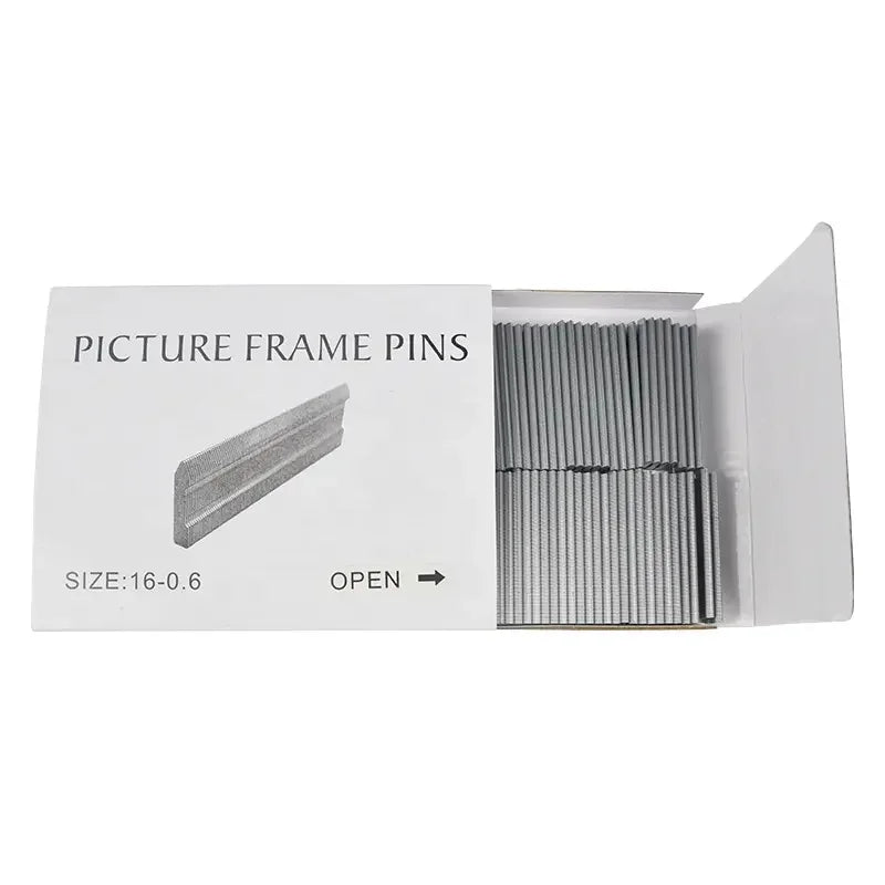 Rigid Picture Frame Pins Notched Frame Backboard Nails 16*0.6mm High Hardness Framing Point Nails for Photo Frame Back Fixing MegaBDM