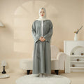 Fashionable Satin Abaya Dress for Women Beautiful Evening Kaftan Modest Wedding Design Plus Size for Muslims Inspired Turkey