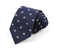 High Visibility 100% Polyester Custom Woven Tie Men Yarn-dyed Chambray Fashion Business Pattern School Uniform Company Logo