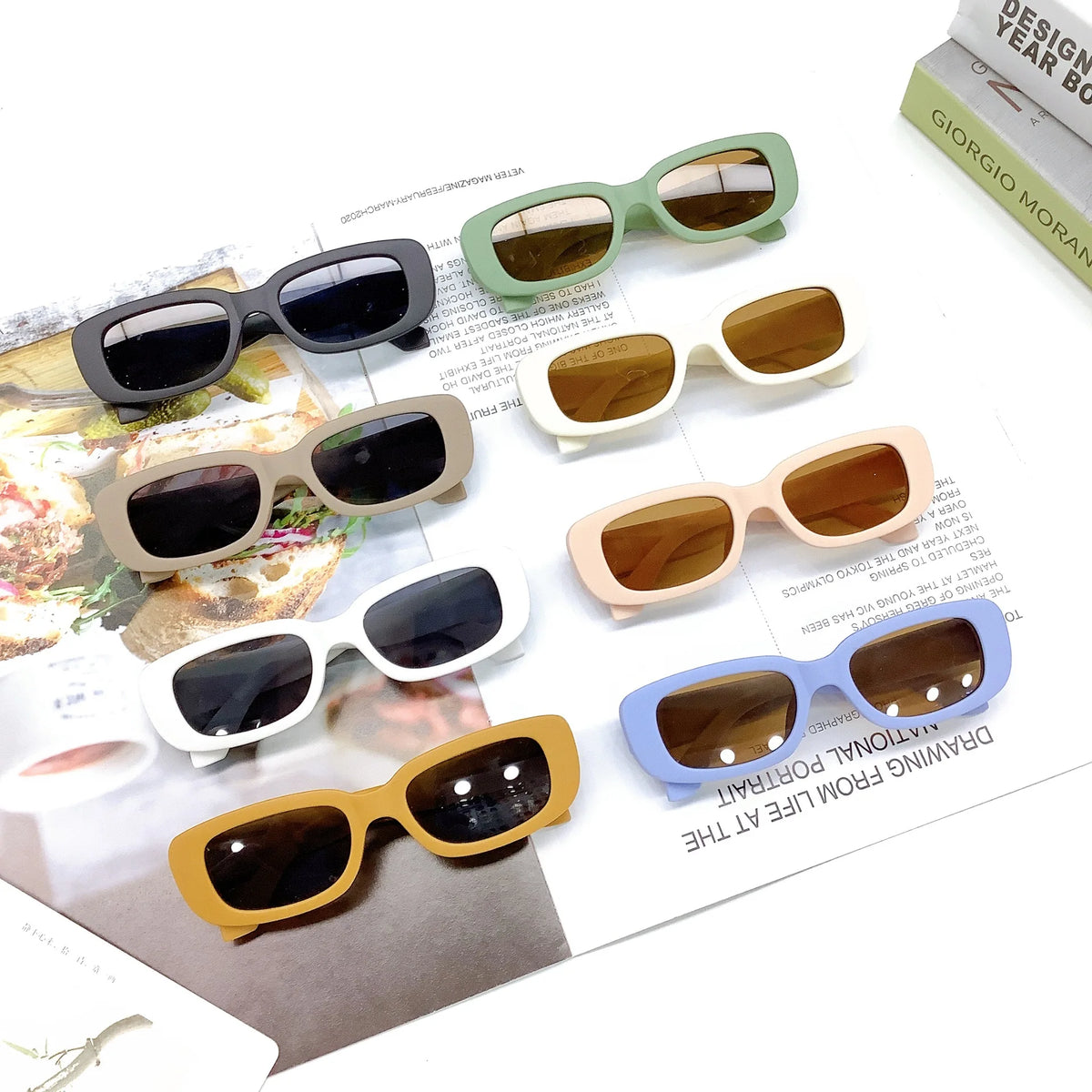 Baby Boy Girl Kids Sunglasses Children Square Shades Sunglasses New Arrival Hot Selling Small Frame Fashion PC Unisex UV400 2pcs MegaBDM