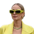 Custom Logo 2025 Fashion Women Cat Eye Sports Sunglasses UV400 Colorful Cyberpunk Goggles for Men Women