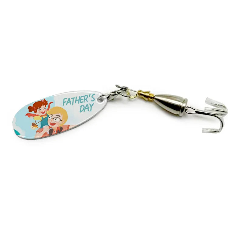 RubySub Multi-pattern Iron Sheet Sea Bionic Bait Icefishing Sublimation Spoon Lure Fishing