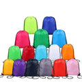 Custom Logo Waterproof Nylon Polyester 210D Promotion Gym Drawstring Backpacks Sport Drawstring Bags