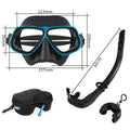 Free Dive Mask Metal Go Pro Mouth Mount Face Mask Storage Box case Optical Lenses Silicone Face Mask Carrying case
