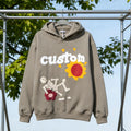 Streetwear Hoodies Puff Printing Oversize Hoody Men Cotton Sweatshirts Wholesale Custom 3d Foam Printing Heavyweight Hoodie