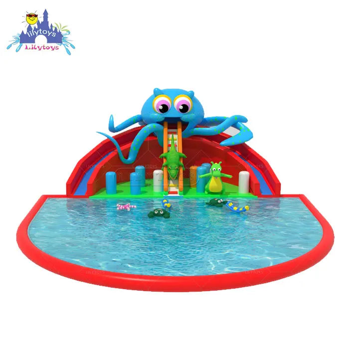 Inflatable Water Slide with Pool Water Slide for Kids