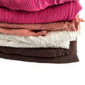 Sand-washed 100% Natural Linen Pleated Fabric Suitable for Home Textiles and Clothing Manufacturing Soft and Cool Fabric
