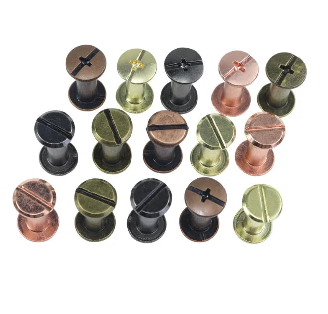 M2M3M4M5 Gold Silver Black Gun Metal Female Male Binding Post 4mm Chicago Screws M4 Barrel Screw 9.5mm Head