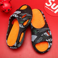 Men's Casual Non-Slip EVA Platform Sandals Soft Plastic Upper Beach Sports Shoes for Summer and Winter Seasons