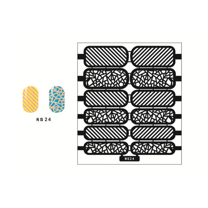 Straight Sharp Airbrush Templates & Nail Art Stencils Nail Clipper OEM ODM BD209