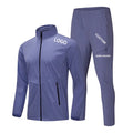 Mens Sportswear Fitness Training Tracksuit 2 Piece Hooded Jacket and Sweat Shorts Set Custom Logo Tracksuits for Men Running