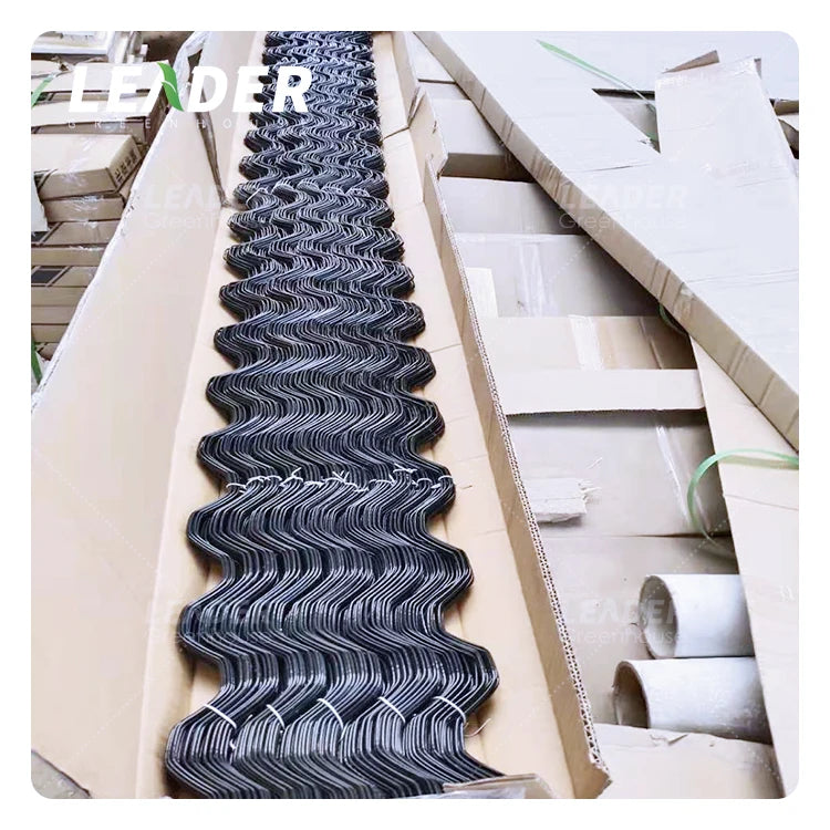 Agricultural Tunnel Greenhouse Accessories Fix Covering Spring Wire Plastic Coating Wiggle Wire