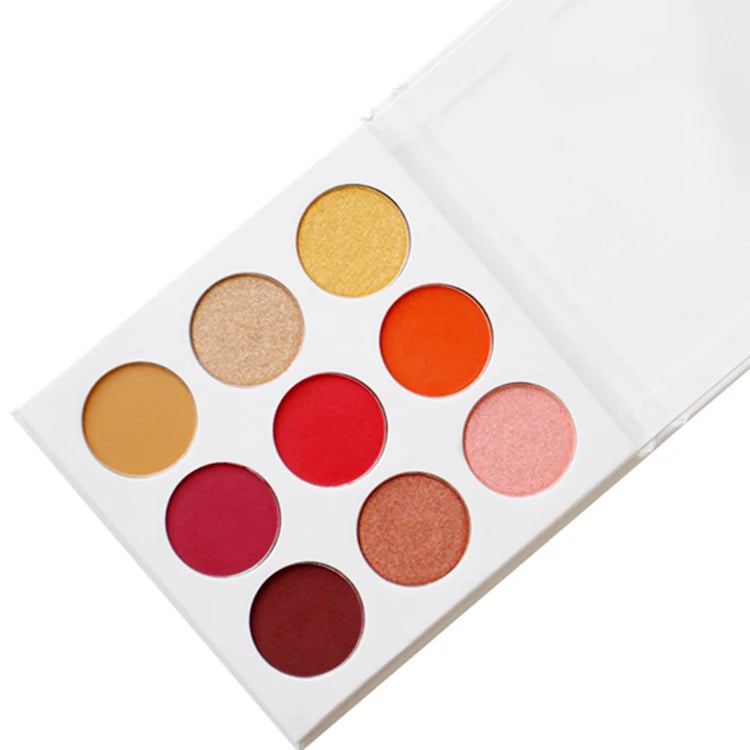 Waterproof Neutral Butterfly Mineral Halal Red Oem Vegan Private Label Chrome Glitter Your Name Eyeshadow Palette