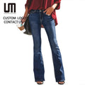 2025 Women's High Waist Jeans - Plus Size Stretchy Denim Trousers (Casual Comfort Fit High Waist Pants)