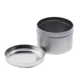 8oz Silver Color Printed Metal Tin Can Wholesale .