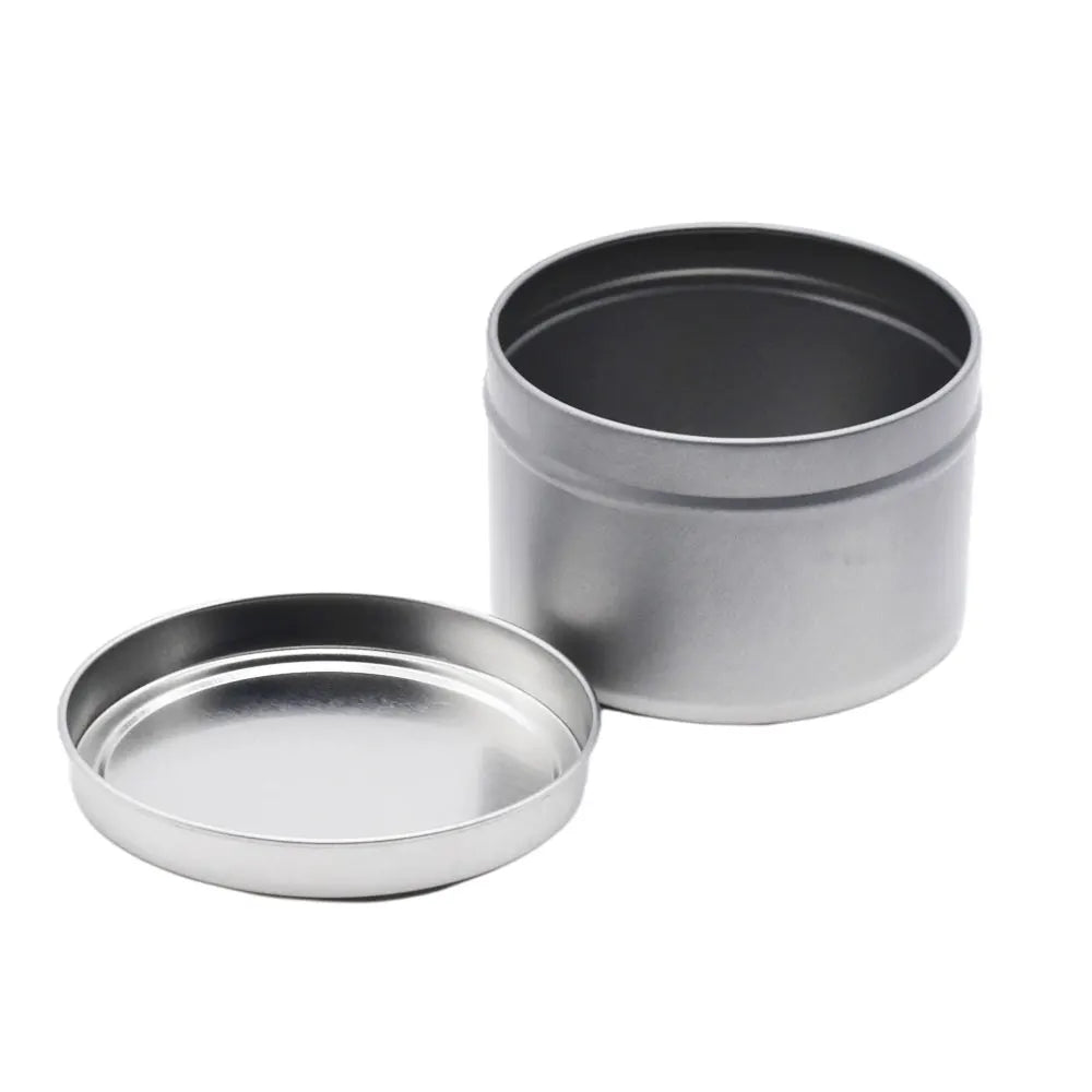8oz Silver Color Printed Metal Tin Can Wholesale .