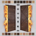 American Approved Hotel Apartment Modern Fire Proof Door Apartment Interior Wooden Fire Against Door