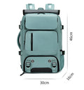Outdoor Hiking Large Waterproof Travel Man Anti-theft Backpack with Computer Interlayer Shoes Compartment with USB