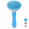 Stainless Steel Remove Hair Slicker Brush Pet Grooming Products Self Cleaning Hair Remover Cat Massage Comb Dog
