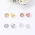 DIY Jewelry Accessories Material Pearl Bead Hats Semi-finished High Quality Copper Brass Plated Gold Hollow Bead Flower Hat