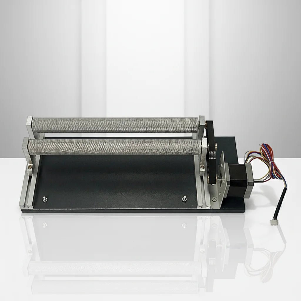 Laser Engraving Machine Rotary Axis Jig Cylinder for CO2 & Fiber Laser Marking Machines - Precision Axis Engraving Accessory