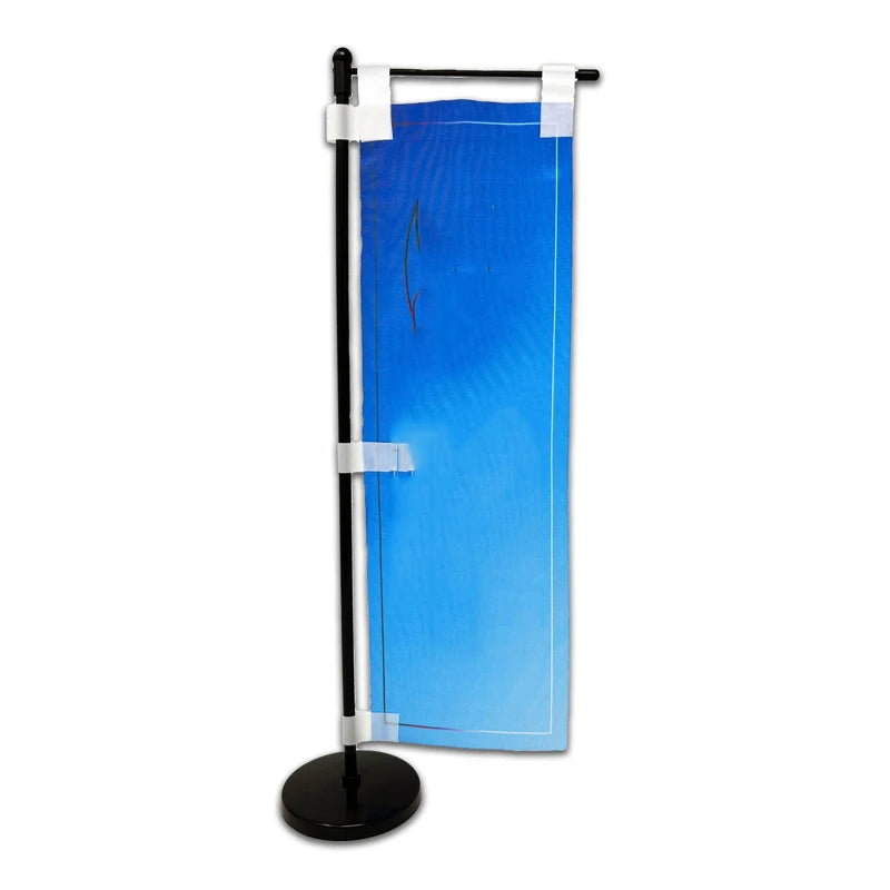 High Quality Japanese Small Nobori Banners Custom Logo Printed Advertising Mini Desk Flag Stand Stylish Pennant