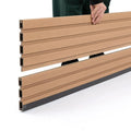 Composite Privacy Outdoor Europe Warehouse Co-extrusion Outdoor Fence Panel Outdoor Wpc