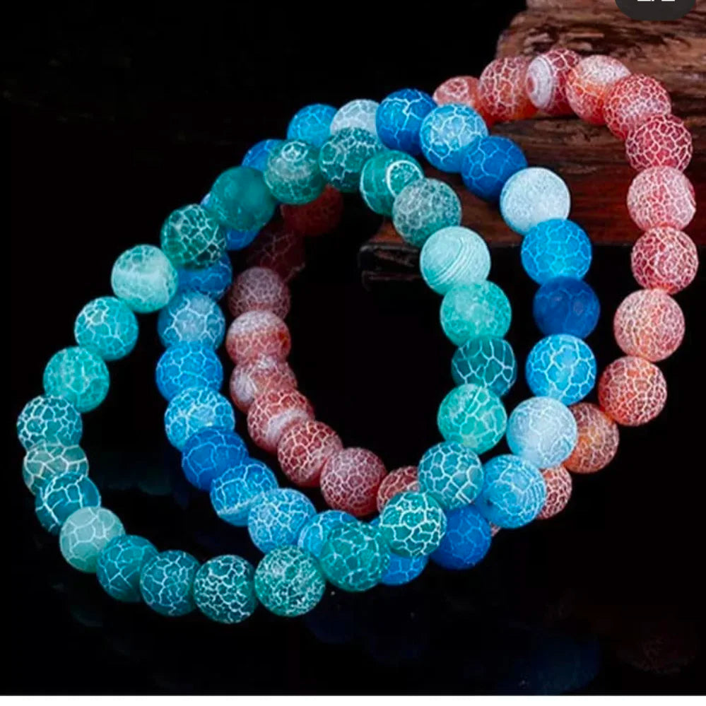 Fashion Glamour Men's Beaded Bracelet Stone Rough Stone Bracelet