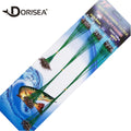 DORISEA 60pcs Anti-Bite Stainless Steel Leader Fishing Wire 15cm&25cm&30cm with Swivel and Snap for River Lake Stream Fishing