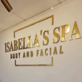 Outdoor Signage Costom 3D Gold Mirror Stainless Steel Letters Decorative Metal Letter Sign Indoor Business Sign Building
