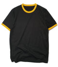 Wholesale Cotton Polyester Blend Jersey Men's Ringer Tee Crew Neck Athletic T Shirts Short Sleeve Sport Shirt