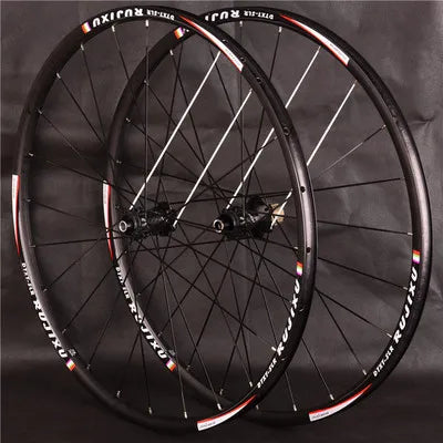 RUJIXU Ultralight Carbon Tube Hub 26/27.5/29 Inch Mountain Bike Wheel Set Aluminum Alloy Rim 21mm Depth Disc Brake System