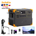 EU Stock 3600 Watt Portable Solar Generator 3072wh Solar Power Station with 240 Volt Split-phase Bonding for Home Storage