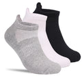 Wholesale Solid Grey Black White Compression Run Socks Breathable Organic Bamboo Cotton Bottom Logo for Spring Season