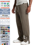 Luxury Custom Oversized Blank Straight Wide Leg Baggy Sweatpants Trackpants Casual Jogging Flare Sweat Soft Track Pants for Men
