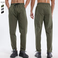 2025 New Trend Men's Casual Lightweight Nylon Running Sports Pants Breathable Quick Dry Trousers for Adults Plus Size Spring