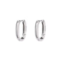 Factory Directly Wholesale 925 Sterling Silver Simple Fashion Hoop Earrings for Women Jewelry 2023