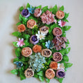 SPR Fashion MIX COLOR Wedding Green Leaf Artificial Flowers Wall Decoration for Party Stage Backdrop Decorative Flore Wholesale MegaBDM