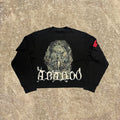 2023 Custom logo Mens T-shirt Double Layer Long Sleeve t Shirt Streetwear Vintage Oversized Acid Washed t Shirt