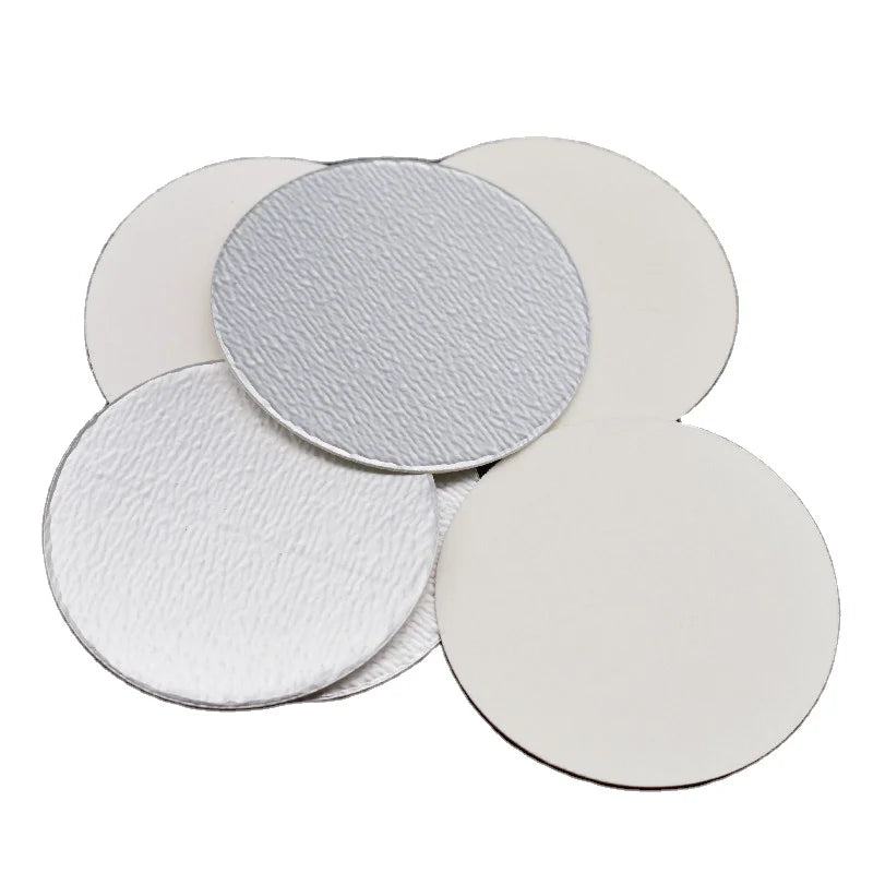 Aluminum Foil Seal Liners Soft Temper 1108 Alloy Composited 0.6-3.5mm Thickness Die Cut Piece Silver/Golden