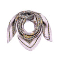 Reliable Delivery Fast Summer Luxury Satin Silk Headscarf 90x90cm Digital Print Symmetrical Paisley Square Style Custom Logo