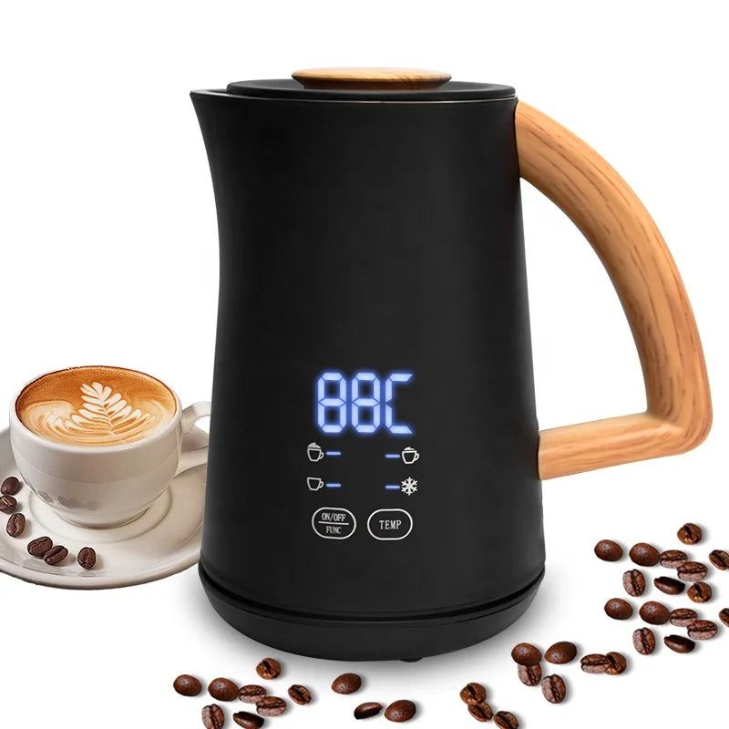 Hot Sale Milk Frother for Coffee with Latte Art Hot Chocolate Cappuccino Adjustable Temperature Milk Foam Maker