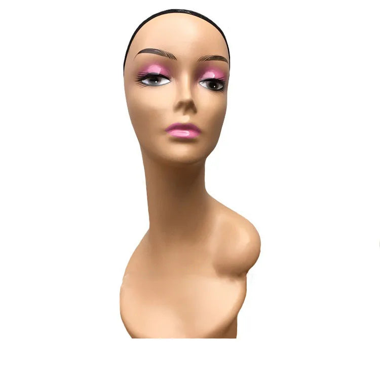 Mannequin Head Model Heads Wig Display StandBust Wig Model Head Stand for Wigs Sunglasses Earrings