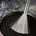 Kitchen Stainless Steel Cleaning Brush with Long Handle Anti-Rust Utensil Scrubber Special Kitchen Tool for Pots and Pans